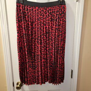 Red and Black Worthington Skirt NWT Size 2X